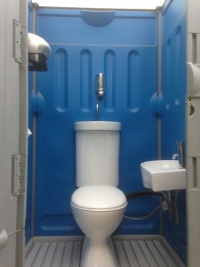 Flushable Toilets set up for Junior Primary school
