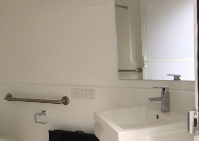 New Disable Bathroom Hand basin and in room heating